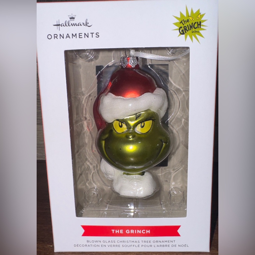How the Grinch Stole Christmas! Blown Glass Ornament, Dr. Seuss Tree Decoration